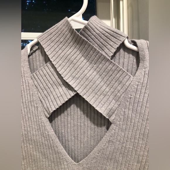Bailey 44 All In Ribbed Cross-Front Sweater - Picture 3 of 9